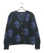 stussyステューシー）の古着「mohair mask cardigan」｜ブラック