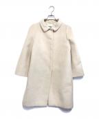PRADAプラダ）の古着「ウールロングコート」｜アイボリー