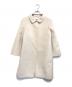PRADA（プラダ）の古着「ウールロングコート」｜アイボリー