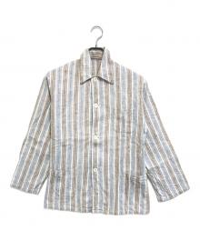 VINTAGE（ヴィンテージ）の古着「プリズナーシャツ」｜ブルー