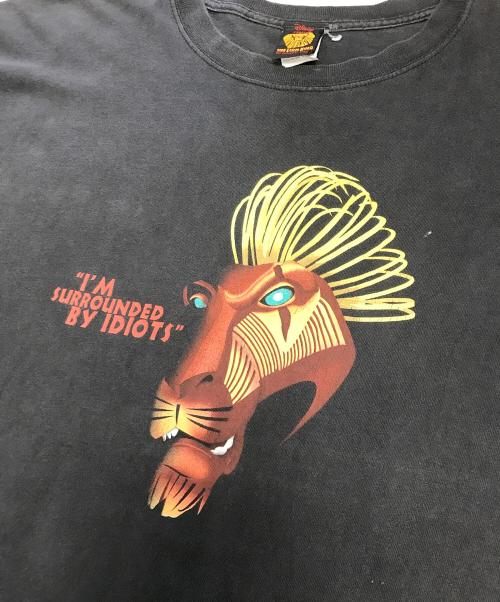 DISNEY（ディズニー）DISNEY (ディズニー) アニメTシャツ ブラック サイズ:XLの古着・服飾アイテム