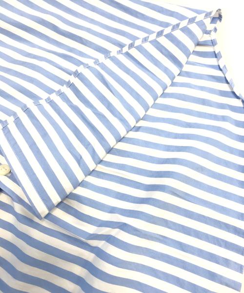 RALPH LAUREN Purple Label（ラルフ ローレン パープル レーベル）RALPH LAUREN Purple Label (ラルフ ローレン パープル レーベル) ストライプシャツ ブルー サイズ:Lの古着・服飾アイテム