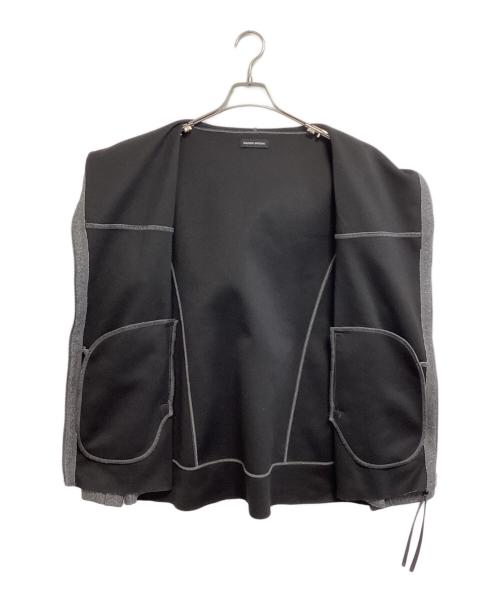 MAISON SPECIAL（メゾンスペシャル）MAISON SPECIAL (メゾンスペシャル) ジップアップフーデッドジャケット グレー サイズ:FREEの古着・服飾アイテム