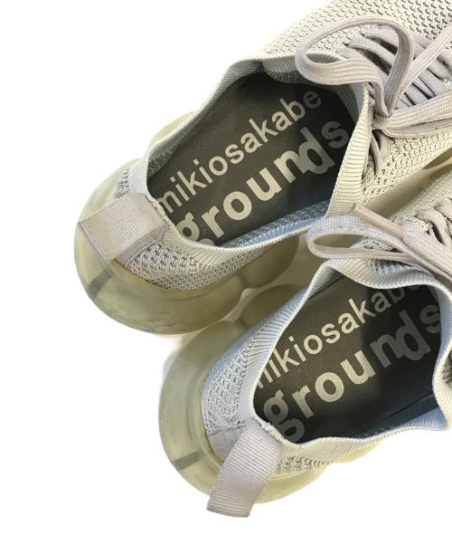 grounds（グラウンズ）grounds (グラウンズ) スニーカー グレー サイズ:EU37/US6/UK3.5の古着・服飾アイテム