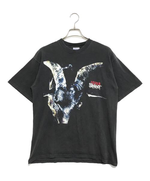 バンドTシャツ（バンドTシャツ）バンドTシャツ (バンドTシャツ) 00s SLIPKNOT(スリップノット) バンドTシャツ ブラック サイズ:Lの古着・服飾アイテム