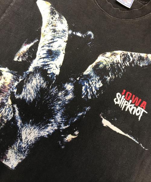 バンドTシャツ（バンドTシャツ）バンドTシャツ (バンドTシャツ) 00s SLIPKNOT(スリップノット) バンドTシャツ ブラック サイズ:Lの古着・服飾アイテム