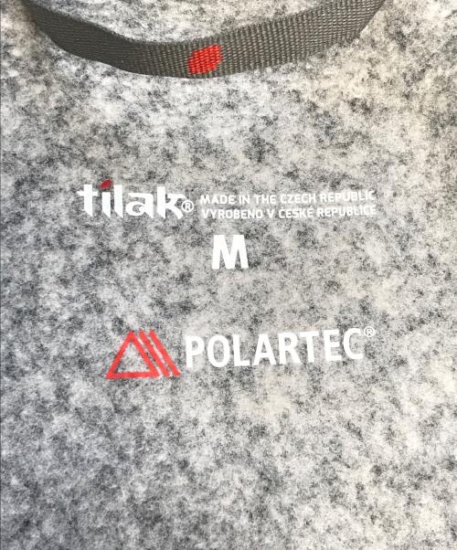 tilak（ティラック）tilak (ティラック) フリースジャケット グレー サイズ:Mの古着・服飾アイテム