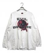 SPIDER-MANスパイダーマン）の古着「ロングスリーブカットソー」｜ホワイト