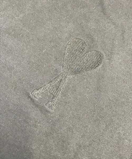 AMIPARIS（アミパリス）AMIPARIS (アミパリス) 刺繍ロゴTシャツ ブラック サイズ:Sの古着・服飾アイテム