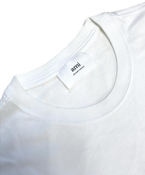 AMIPARIS（アミパリス）AMIPARIS (アミパリス) 刺繍ロゴTシャツ ホワイト サイズ:Sの古着・服飾アイテム