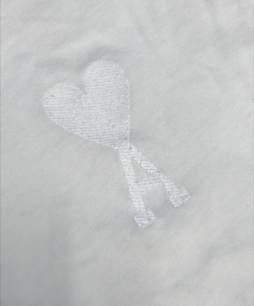 AMIPARIS（アミパリス）AMIPARIS (アミパリス) 刺繍ロゴTシャツ ホワイト サイズ:Sの古着・服飾アイテム