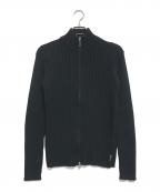 ARMANI JEANSアルマーニジーンズ）の古着「ドライバーズニット」｜ブラック
