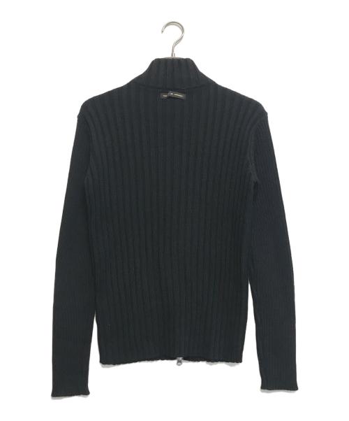 ARMANI JEANS（アルマーニジーンズ）ARMANI JEANS (アルマーニジーンズ) ドライバーズニット ブラック サイズ:Sの古着・服飾アイテム