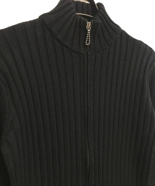 ARMANI JEANS（アルマーニジーンズ）ARMANI JEANS (アルマーニジーンズ) ドライバーズニット ブラック サイズ:Sの古着・服飾アイテム