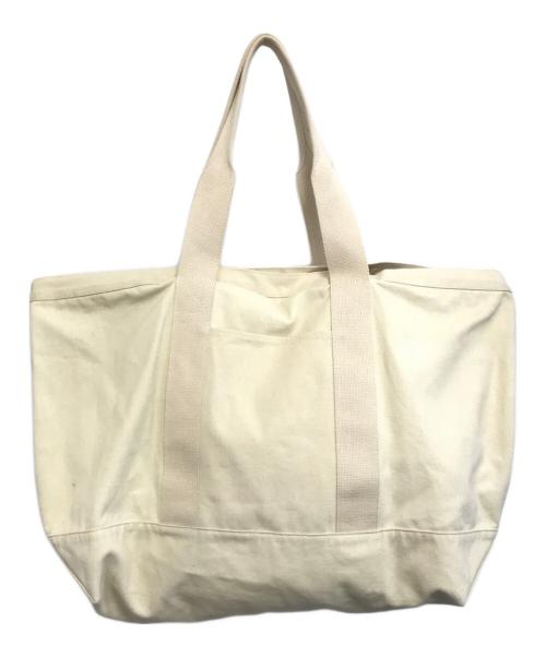 stussy（ステューシー）stussy (ステューシー) CANVAS XL TOTE BAG アイボリー サイズ:表記なしの古着・服飾アイテム