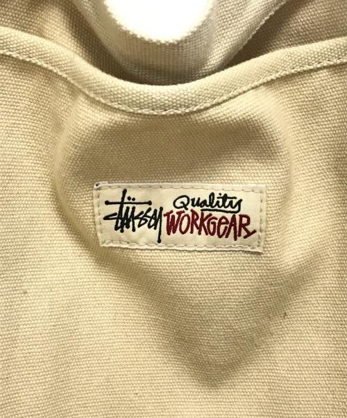 stussy（ステューシー）stussy (ステューシー) CANVAS XL TOTE BAG アイボリー サイズ:表記なしの古着・服飾アイテム