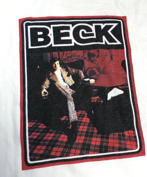 Hanes（ヘインズ）Hanes (ヘインズ) 90s BECK(ベック) Tシャツ ホワイト サイズ:Ｌの古着・服飾アイテム