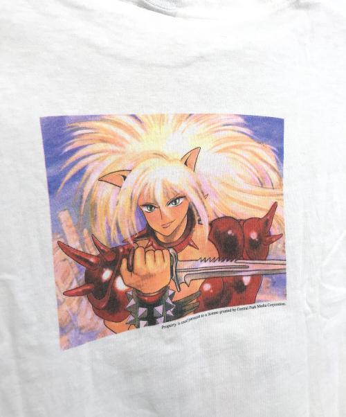 アニメーションTシャツ（アニメーションTシャツ）アニメーションTシャツ (アニメーションTシャツ) 90s DOMINION(ドミニオン) アニメTシャツ ホワイト サイズ:Mの古着・服飾アイテム