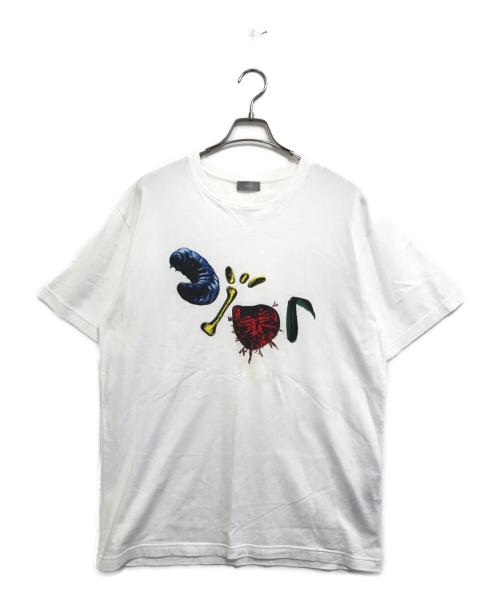 Christian Dior（クリスチャン ディオール）Christian Dior (クリスチャン ディオール) cactus jack (カクタス・ジャック) オーバーサイズプリントTシャツ ホワイト サイズ:Ｌの古着・服飾アイテム