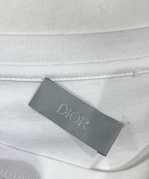Christian Dior（クリスチャン ディオール）Christian Dior (クリスチャン ディオール) cactus jack (カクタス・ジャック) オーバーサイズプリントTシャツ ホワイト サイズ:Ｌの古着・服飾アイテム