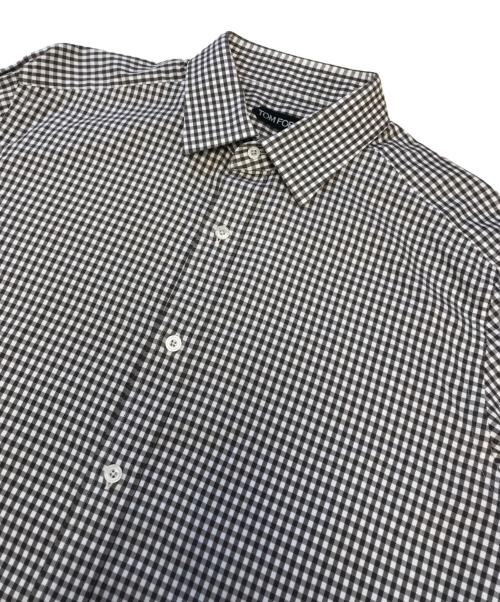 TOM FORD（トムフォード）TOM FORD (トムフォード) チェックシャツ グリーン サイズ:42の古着・服飾アイテム