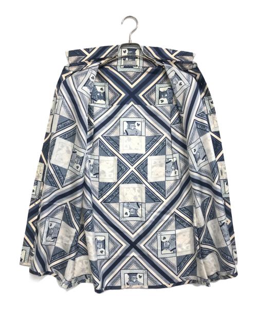 Christian Dior（クリスチャン ディオール）Christian Dior (クリスチャン ディオール) 総柄シャツ ブルー サイズ:39の古着・服飾アイテム