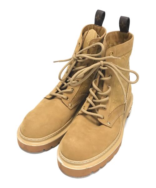 LOUIS VUITTON（ルイ ヴィトン）LOUIS VUITTON (ルイ ヴィトン) レンジャーライナンクルブーツ ブラウン サイズ:10の古着・服飾アイテム