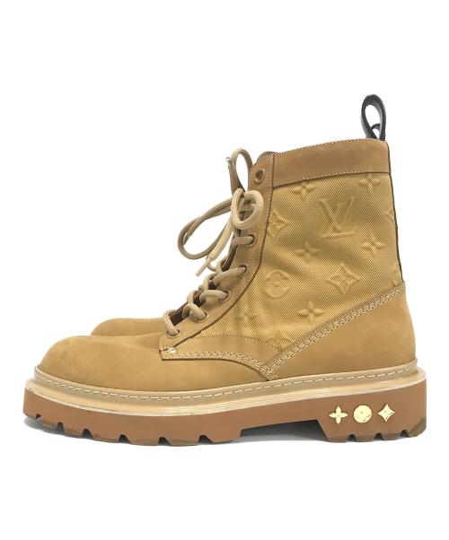 LOUIS VUITTON（ルイ ヴィトン）LOUIS VUITTON (ルイ ヴィトン) レンジャーライナンクルブーツ ブラウン サイズ:10の古着・服飾アイテム