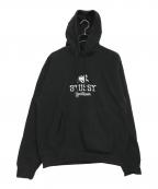 stussyステューシー）の古着「SPORTSWEAR HOODIE」｜ブラック