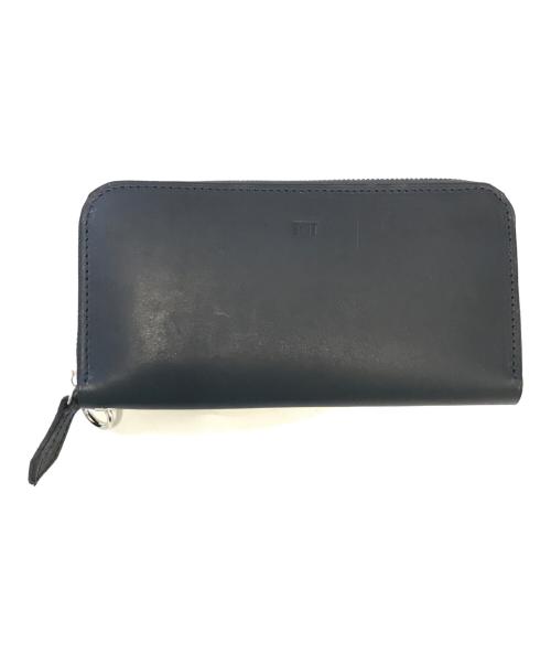 TMT（ティーエムティー）TMT (ティーエムティー) INDIGO LEATHER STADS WALLET (LONG) インディゴの古着・服飾アイテム