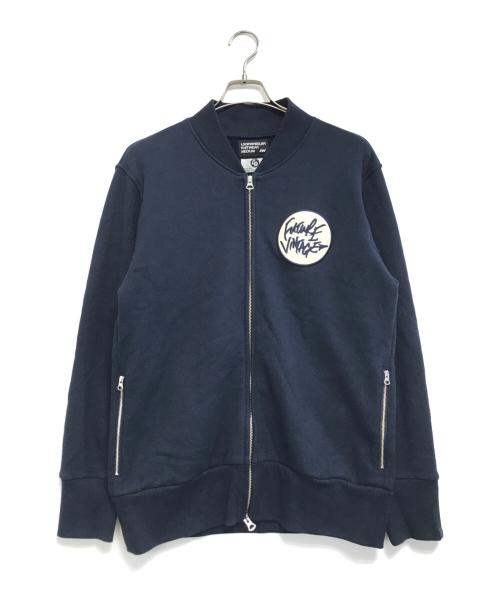 LOOPWHEELER（ループウィラー）LOOPWHEELER (ループウィラー) 開花堂 (カイカドウ) mogno6 (-) スウェットスタジャン インディゴ サイズ:表記なしの古着・服飾アイテム