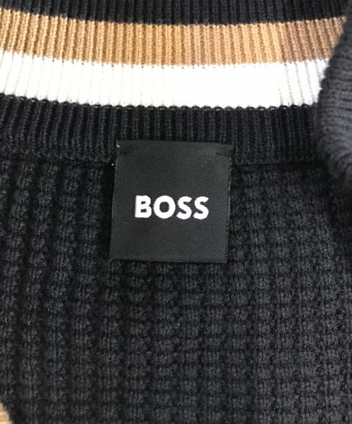 HUGO BOSS（ヒューゴ ボス）HUGO BOSS (ヒューゴ ボス) 中綿切替ベスト ブラック サイズ:Lの古着・服飾アイテム
