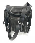 DSQUARED2ディースクエアード）の古着「フリンジショルダーバッグ」｜ブラック
