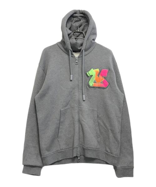 LOUIS VUITTON（ルイ ヴィトン）LOUIS VUITTON (ルイ ヴィトン) 胸ロゴジップパーカー グレー サイズ:XL　　　の古着・服飾アイテム