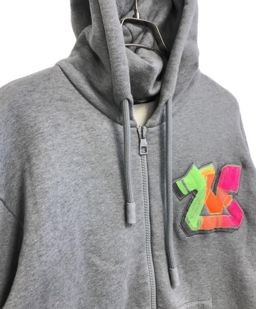 LOUIS VUITTON（ルイ ヴィトン）LOUIS VUITTON (ルイ ヴィトン) 胸ロゴジップパーカー グレー サイズ:XL　　　の古着・服飾アイテム