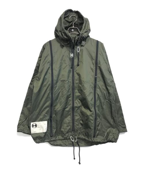FINAL HOME（ファイナルホーム）FINAL HOME (ファイナルホーム) 多重ジップジャケット グリーン サイズ:Sの古着・服飾アイテム