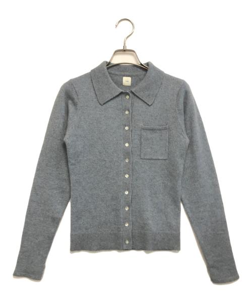 moose's（ムース）moose's (ムース) ラメニットカーディガン グレー サイズ:Fの古着・服飾アイテム