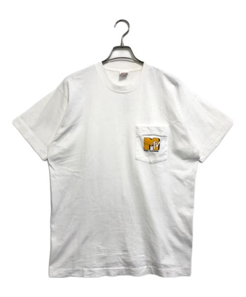 FRUIT OF THE LOOM（フルーツオブザルーム）FRUIT OF THE LOOM (フルーツオブザルーム) ポケットTシャツ ホワイト サイズ:Lの古着・服飾アイテム