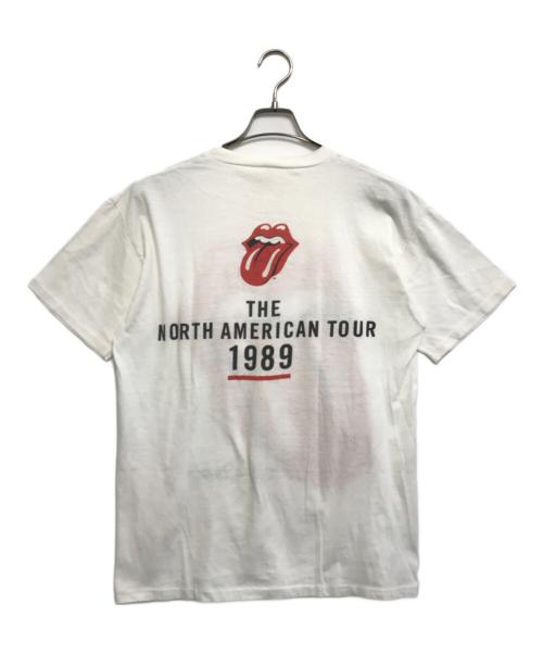 バンドTシャツ（バンドTシャツ）バンドTシャツ (バンドTシャツ) 80s Rolling Stones(ローリング・ストーンズ) バンドｔシャツ ホワイト サイズ:表記なしの古着・服飾アイテム
