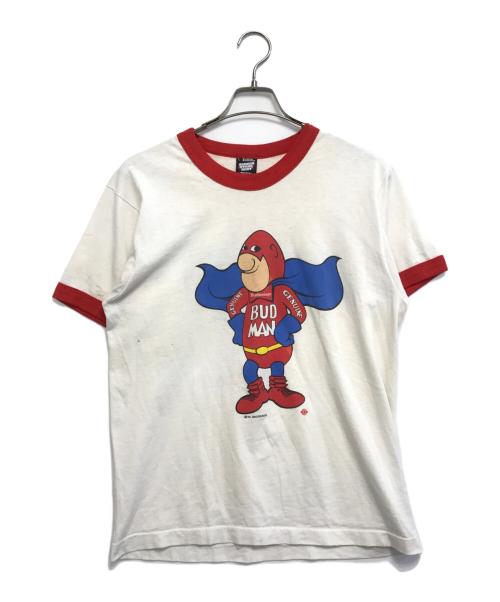 SCREEN STARS BEST（スクリーンズスターズベスト）SCREEN STARS BEST (スクリーンズスターズベスト) リンガーｔシャツ ホワイト サイズ:Ｌの古着・服飾アイテム