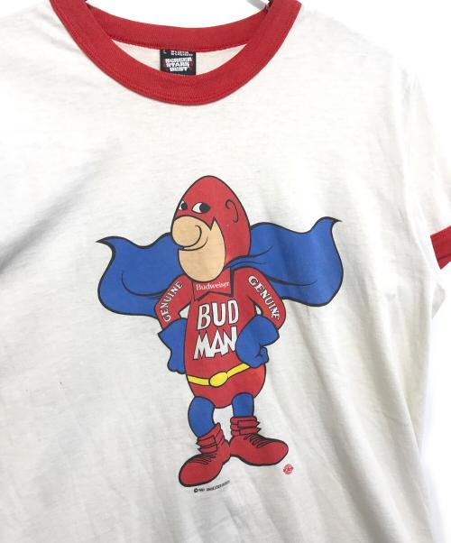 SCREEN STARS BEST（スクリーンズスターズベスト）SCREEN STARS BEST (スクリーンズスターズベスト) リンガーｔシャツ ホワイト サイズ:Ｌの古着・服飾アイテム