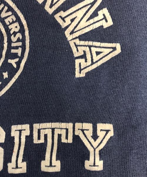 VINTAGE（ヴィンテージ）VINTAGE (ヴィンテージ) フロッキープリントスウェット ネイビー サイズ:表記なしの古着・服飾アイテム