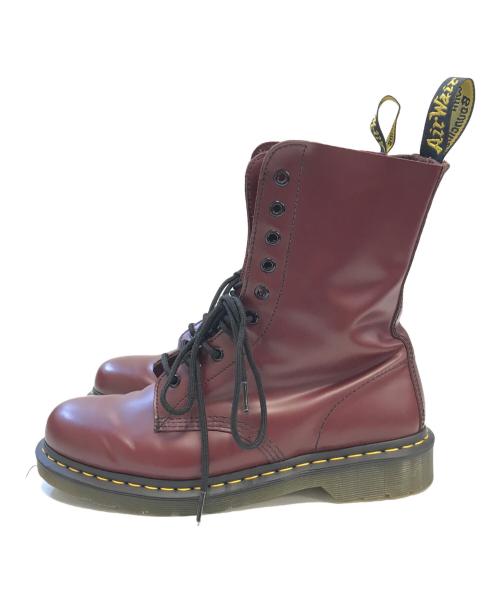 Dr.Martens（ドクターマーチン）Dr.Martens (ドクターマーチン) 10ホールブーツ レッド サイズ:UK9/USM10/EU43/USL11の古着・服飾アイテム
