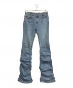 ANDERSSON BELLアンダーソンベル）の古着「BOOTS WRINKLE JEANS」｜インディゴ