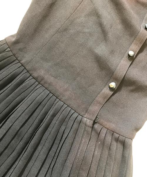 CHANEL（シャネル）CHANEL (シャネル) 半袖ワンピース ブラック サイズ:4の古着・服飾アイテム
