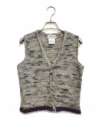 CHANELシャネル）の古着「ニットベスト」｜グレー