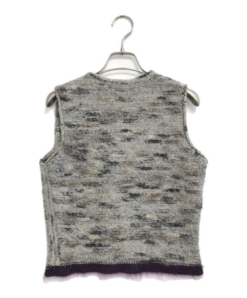 CHANEL（シャネル）CHANEL (シャネル) ニットベスト グレー サイズ:38の古着・服飾アイテム