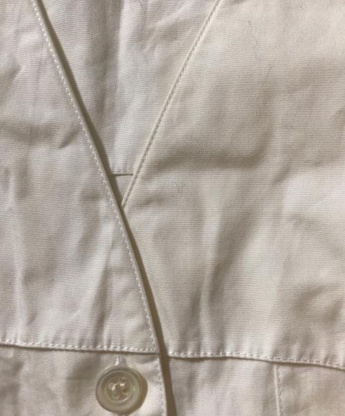 HERMES（エルメス）HERMES (エルメス) ノースリーブシャツベスト ホワイト サイズ:38の古着・服飾アイテム