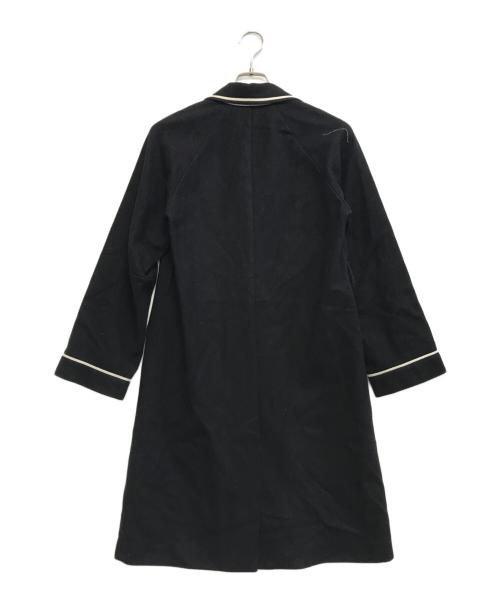 RED VALENTINO（レッドヴァレンティノ）RED VALENTINO (レッドヴァレンティノ) チェスターコート ブラック サイズ:40の古着・服飾アイテム