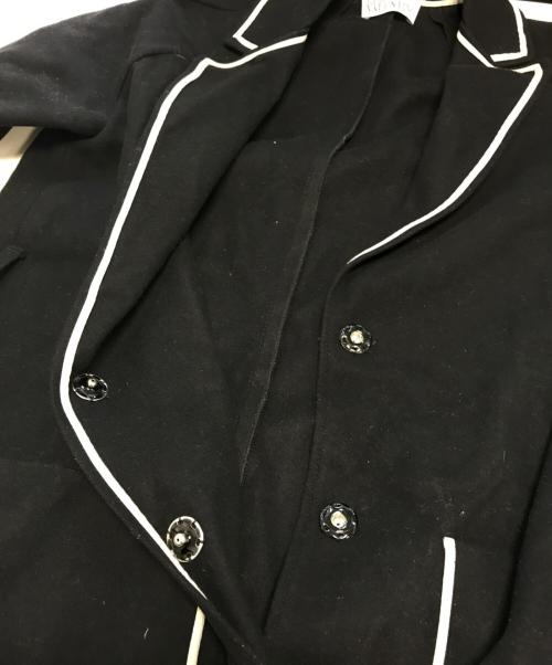 RED VALENTINO（レッドヴァレンティノ）RED VALENTINO (レッドヴァレンティノ) チェスターコート ブラック サイズ:40の古着・服飾アイテム